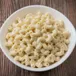 Creamy macaroni salad in a bowl