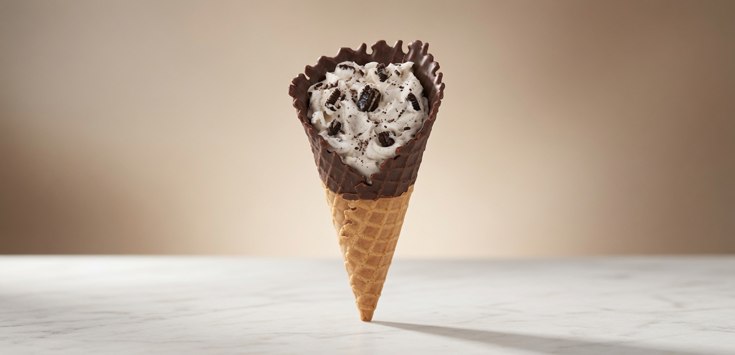 Flurry Served in a Waffle Cone